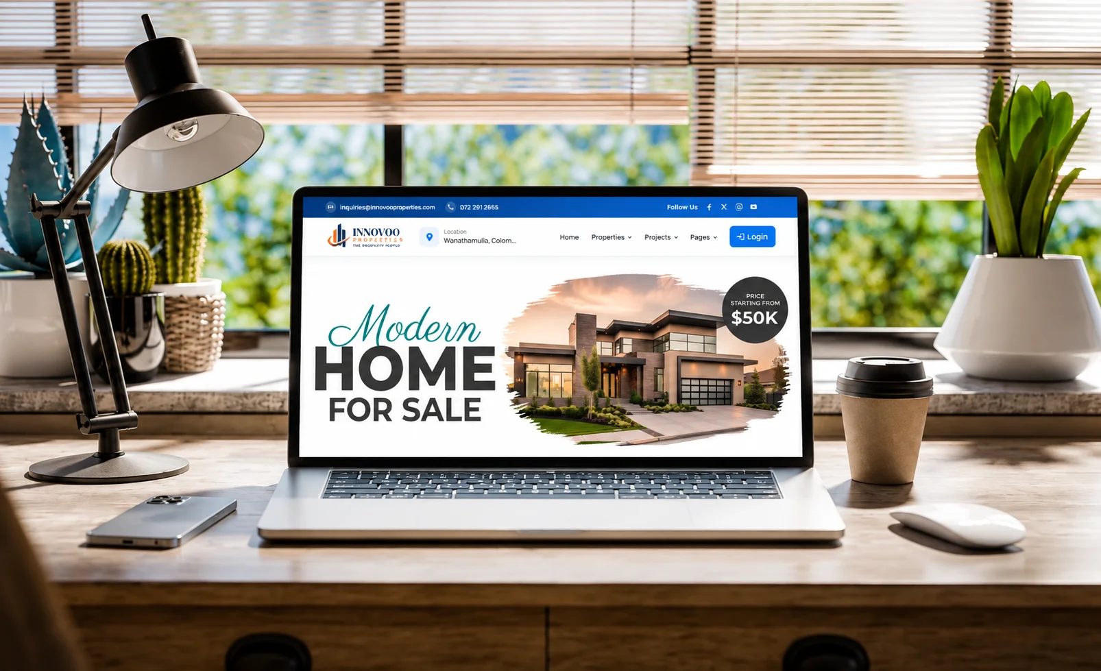 Innovoo Properties website preview